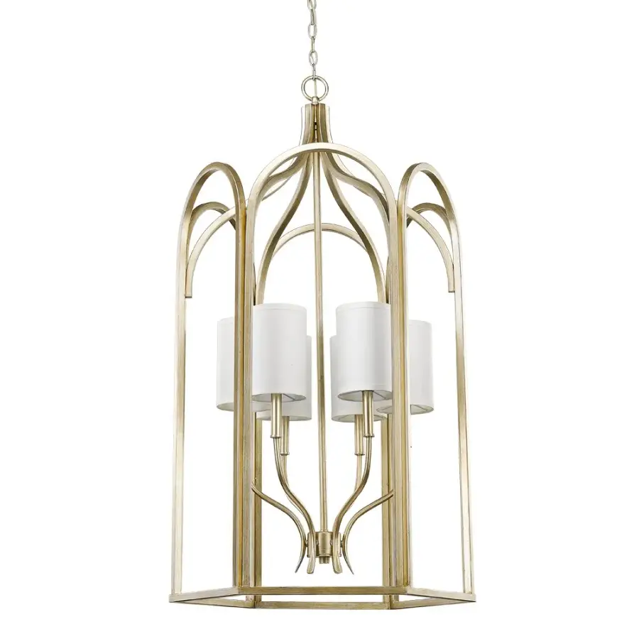 Ellie 6-Light Pendant in Washed Gold