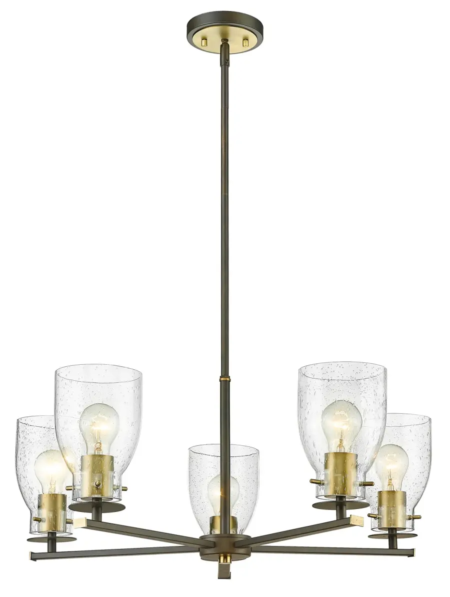 Shelby 5-Light Pendant in Oil-Rubbed Bronze - Image 3