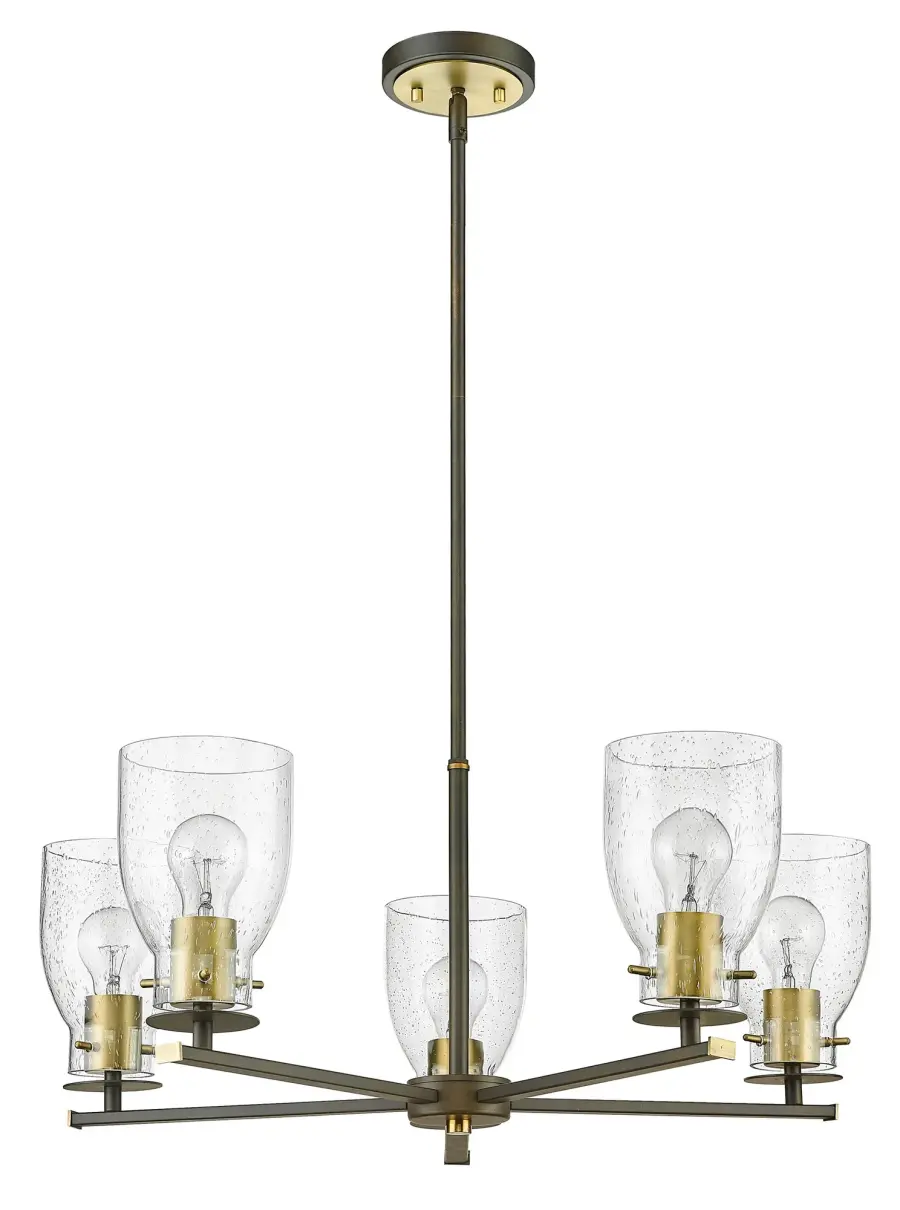 Shelby 5-Light Pendant in Oil-Rubbed Bronze - Image 4