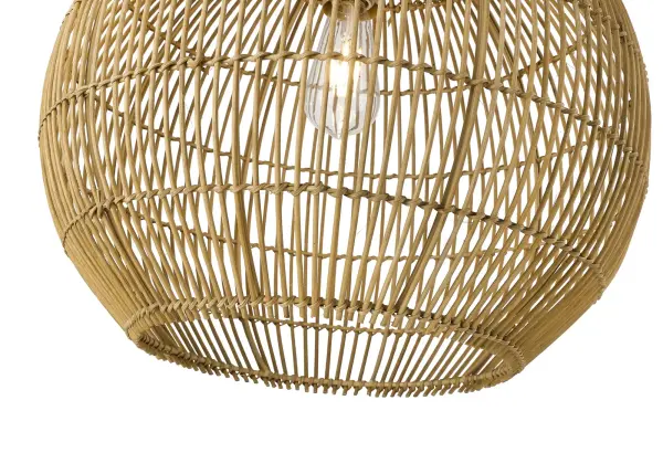Berkshire 1-Light Wicker Pendant - Image 8