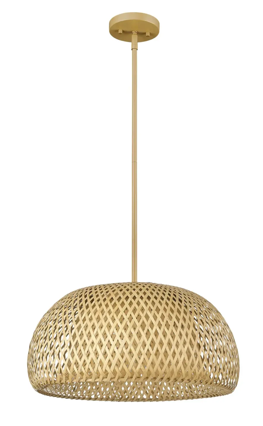 Berkshire 1-Light Wicker Pendant - Image 4