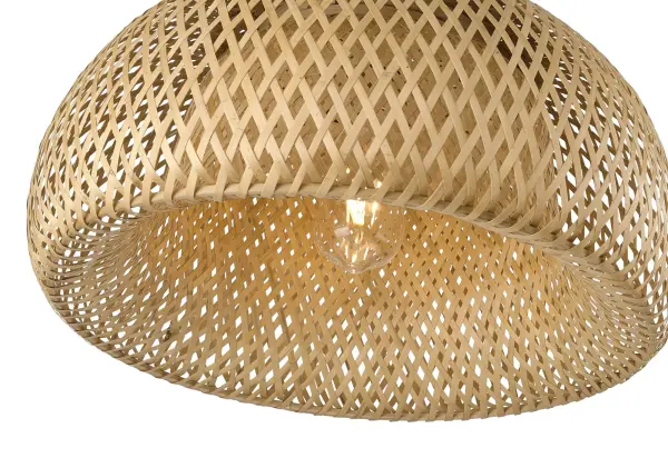 Berkshire 1-Light Wicker Pendant - Image 6