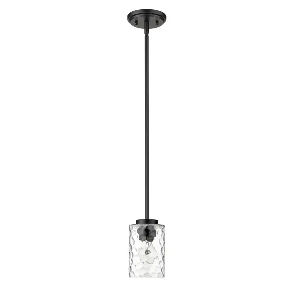 Livvy 1-Light Pendant in Matte Black - Image 2