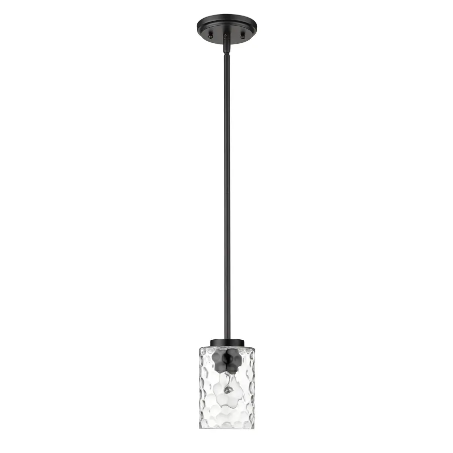 Livvy 1-Light Pendant in Matte Black - Image 2