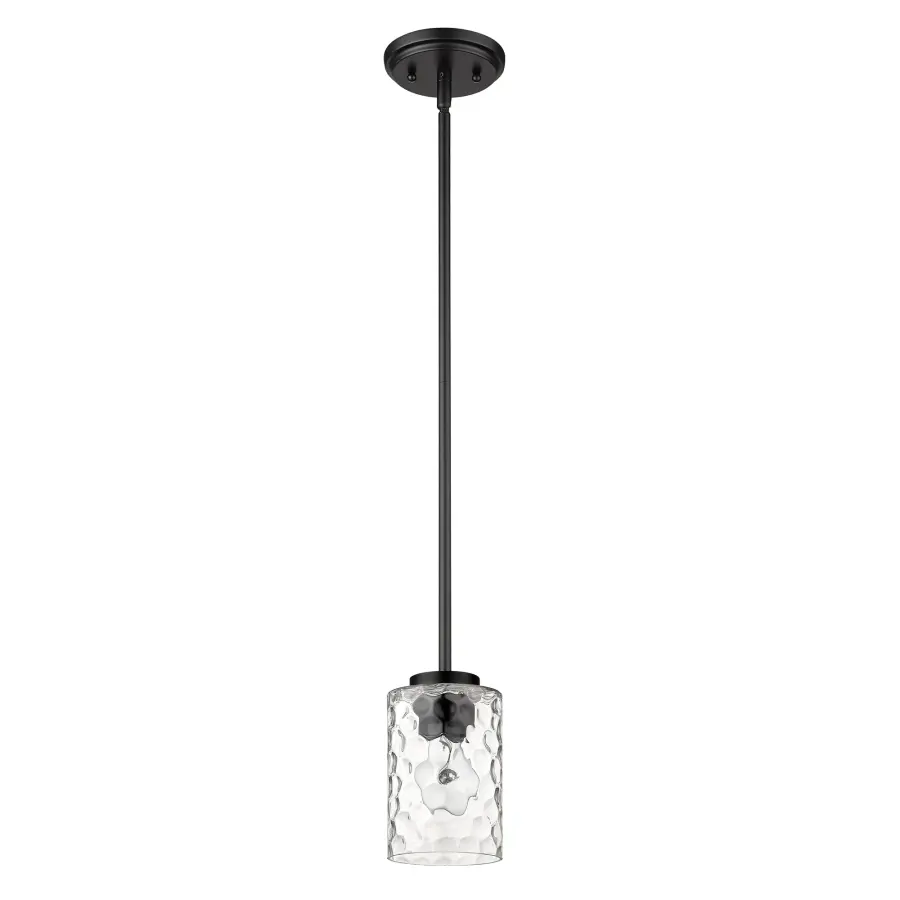 Livvy 1-Light Pendant in Matte Black - Image 3