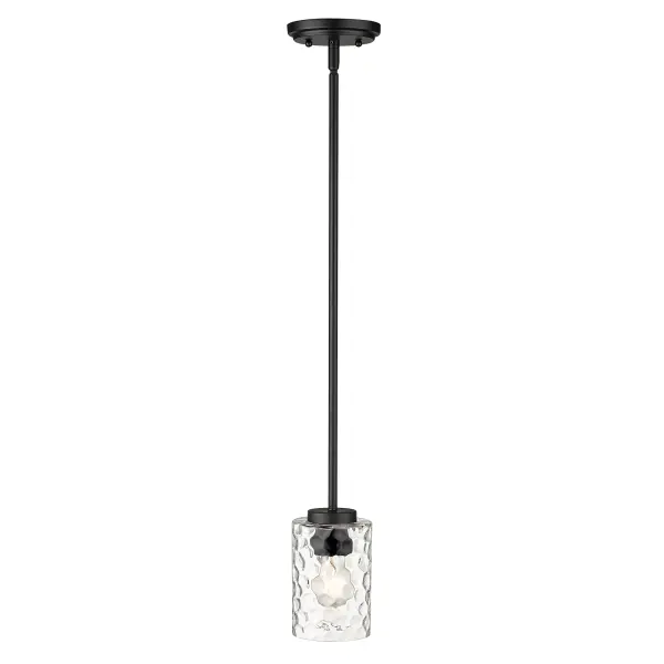 Livvy 1-Light Pendant in Matte Black - Image 4