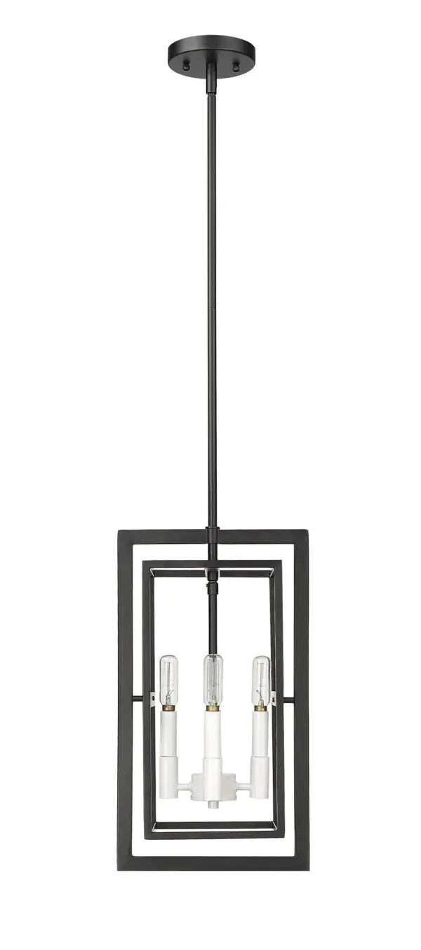 Milbank 4-Light Pendant in Matte Black - Image 1