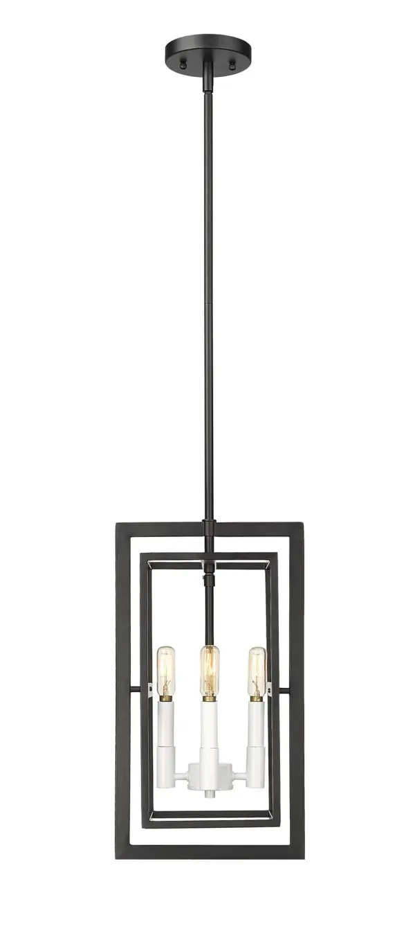 Milbank 4-Light Pendant in Matte Black - Image 2