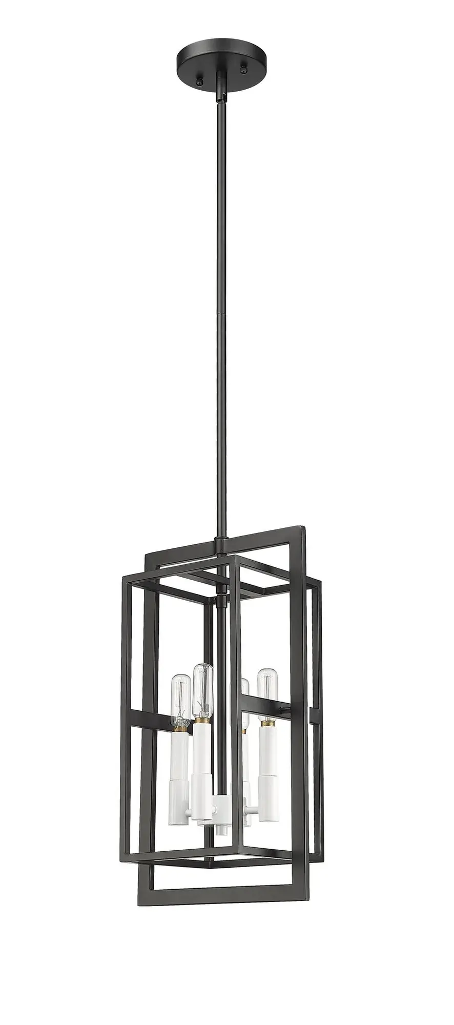 Milbank 4-Light Pendant in Matte Black - Image 3