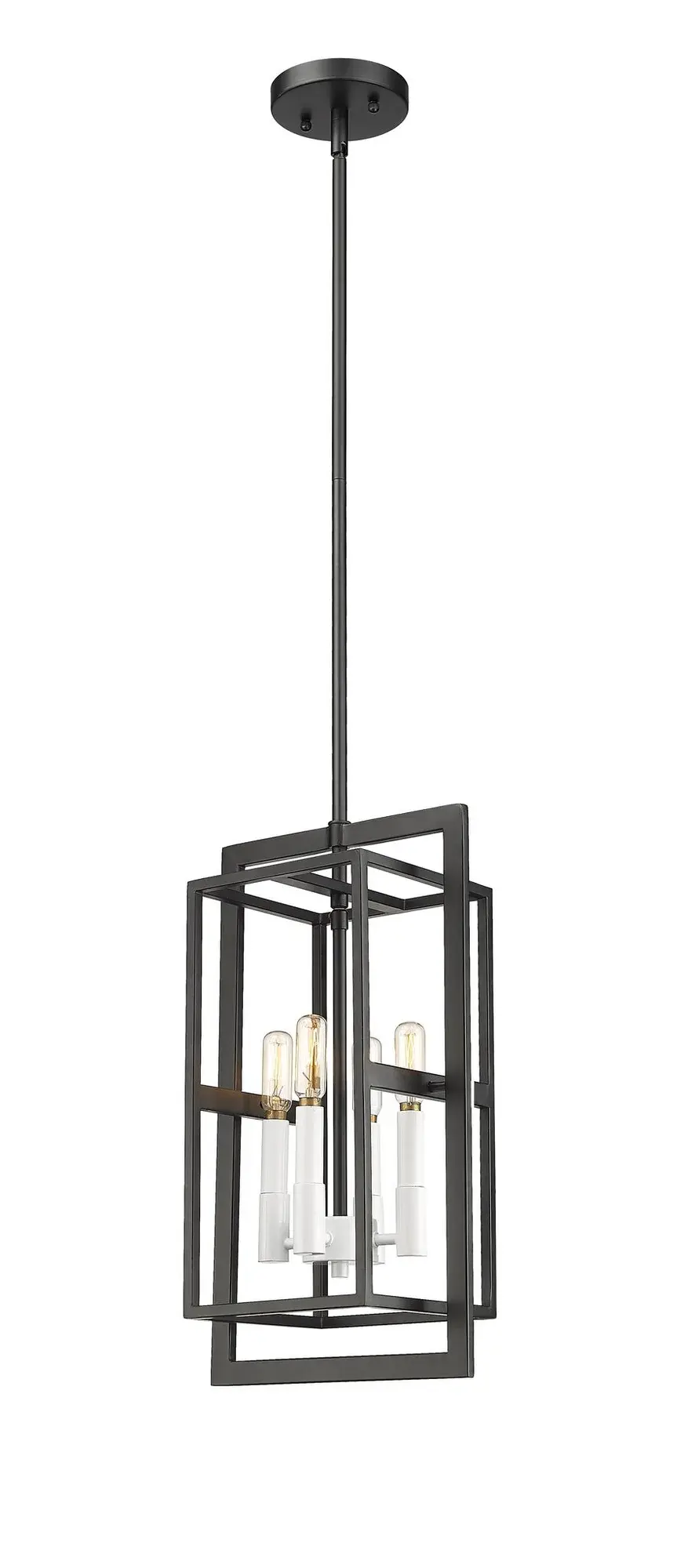 Milbank 4-Light Pendant in Matte Black - Image 4