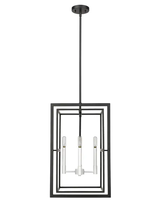 The Milbank 4-Light Pendant combines industrial charm with modern versatility. Its matte black steel frame and open candelabra design create dramatic visual interest while providing ample illumination for dining and gathering spaces.