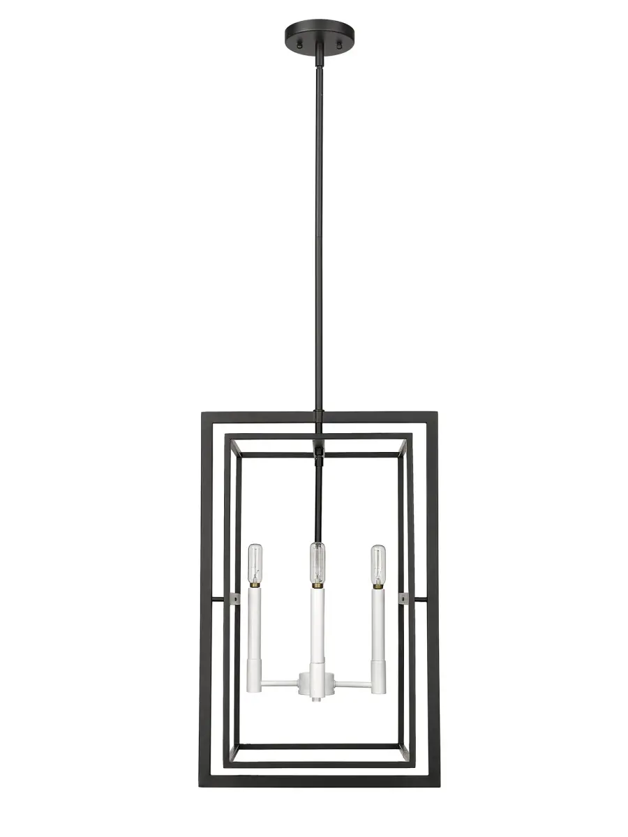 Milbank 4-Light Pendant in Matte Black - Image 1