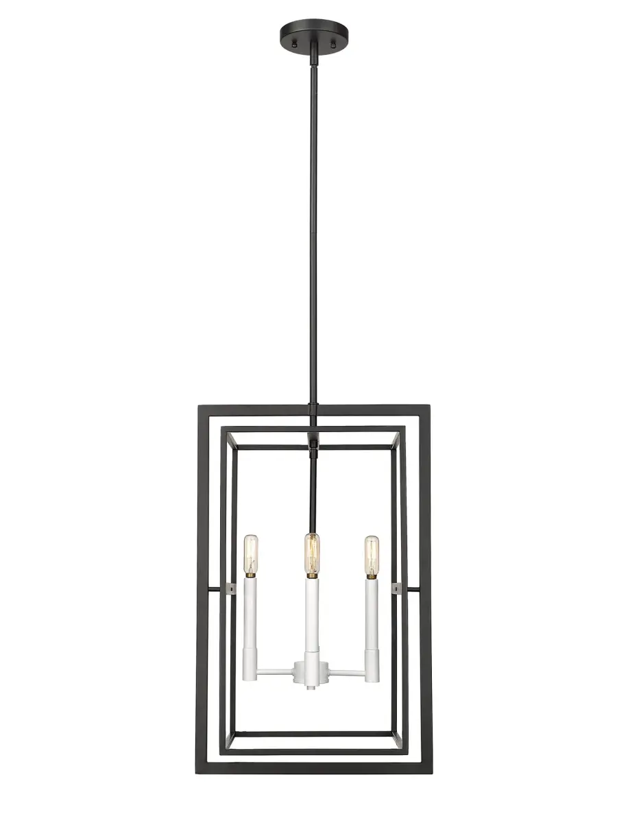 Milbank 4-Light Pendant in Matte Black - Image 2