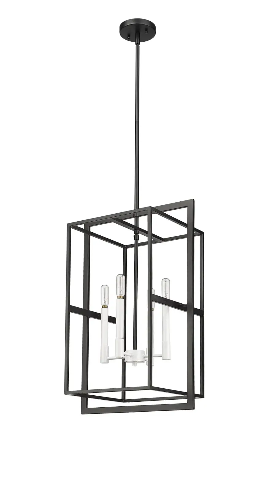 Milbank 4-Light Pendant in Matte Black - Image 3