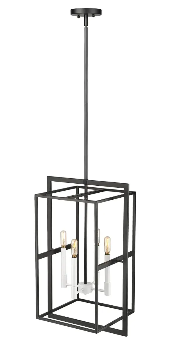 Milbank 4-Light Pendant in Matte Black - Image 5