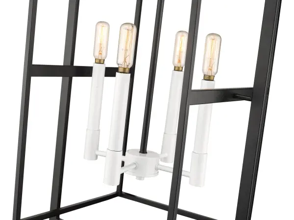 Milbank 4-Light Pendant in Matte Black - Image 6