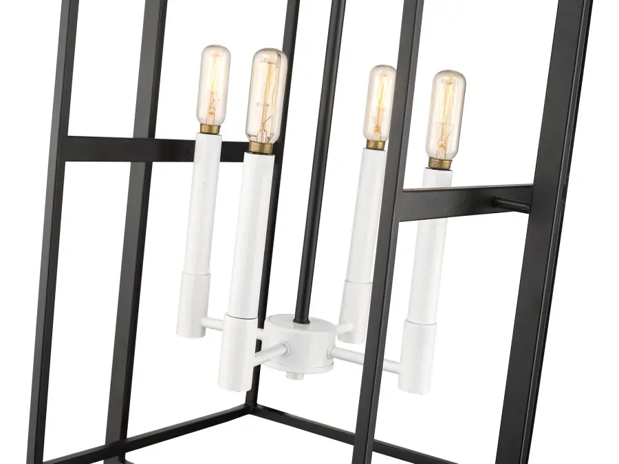 Milbank 4-Light Pendant in Matte Black - Image 6