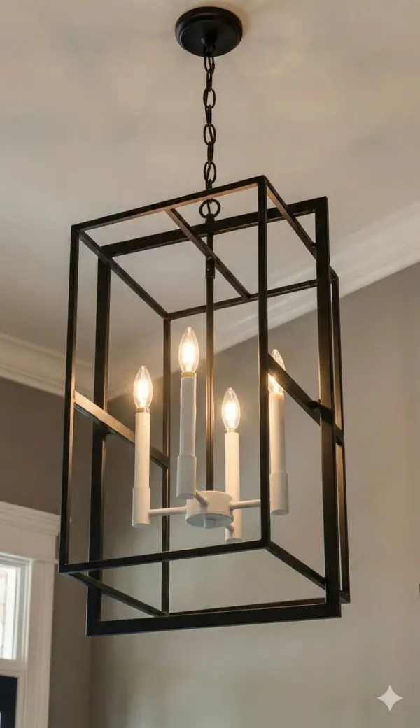 Milbank 4-Light Pendant in Matte Black - Image 8