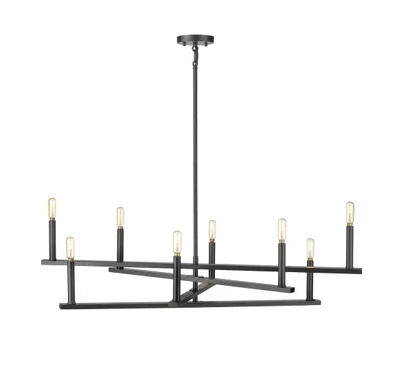 Hale 8-Light Chandelier in Matte Black - Image 5