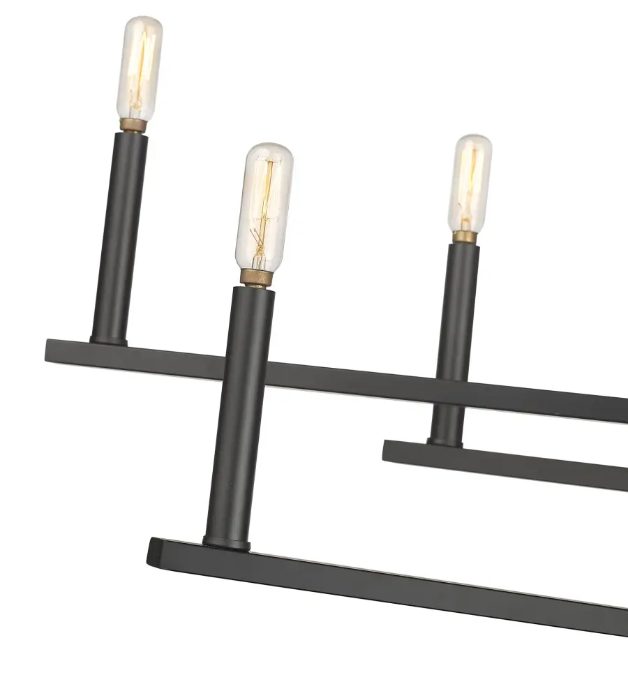 Hale 8-Light Chandelier in Matte Black - Image 6
