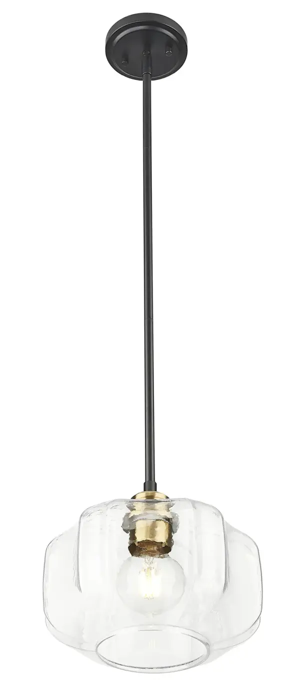 Oxley 1-Light Pendant in Matte Black - Image 2