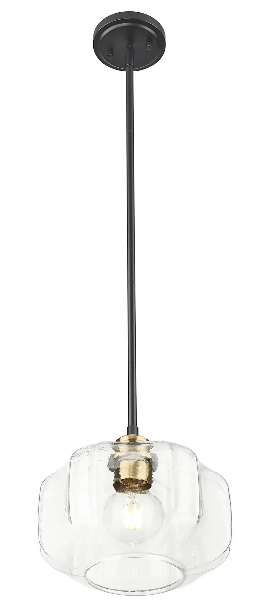 Oxley 1-Light Pendant in Matte Black - Image 2