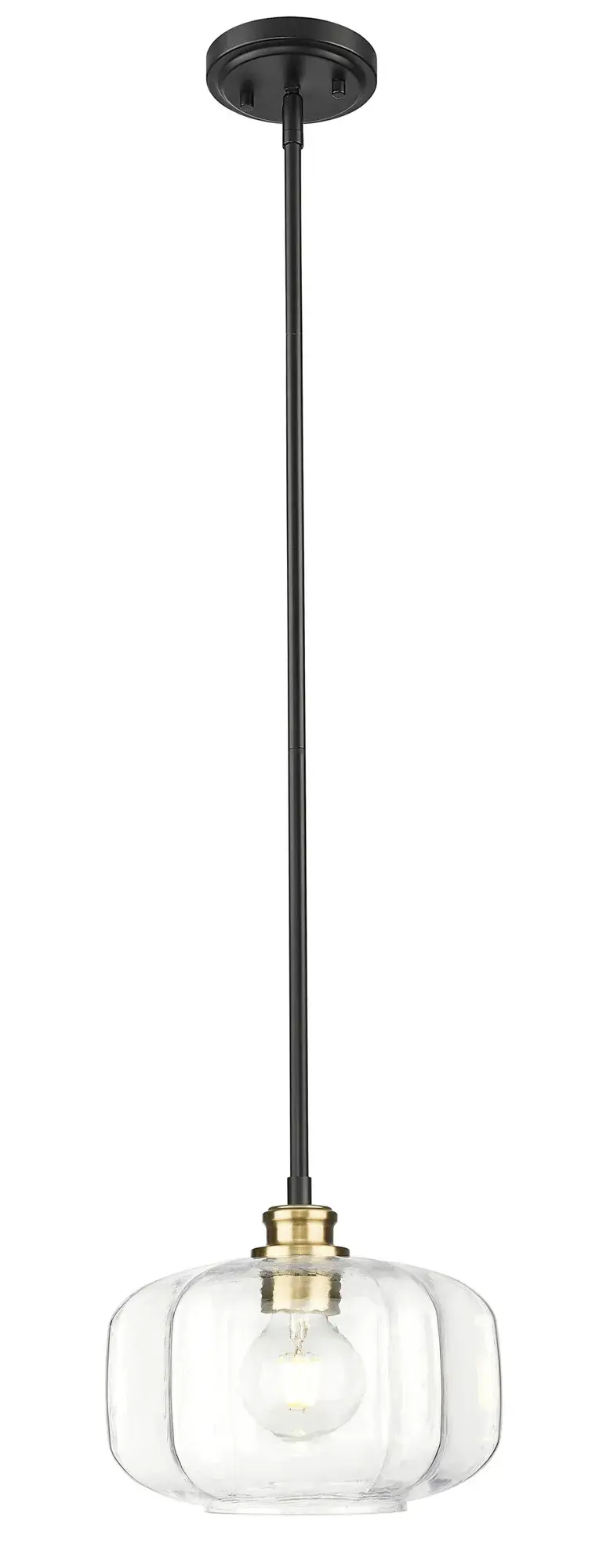 Oxley 1-Light Pendant in Matte Black - Image 4
