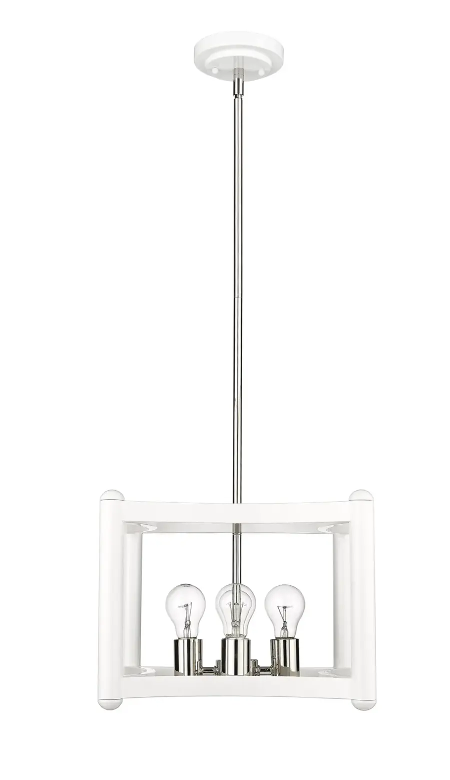 Coyle 4-Light Pendant in White - Image 1