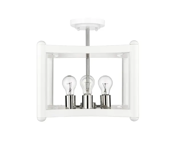 Coyle 4-Light Pendant in White - Image 6
