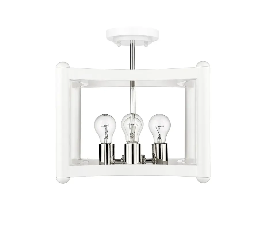 Coyle 4-Light Pendant in White - Image 6