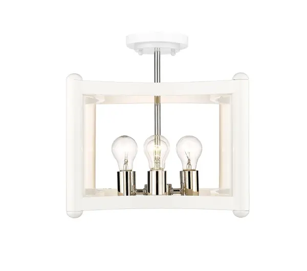 Coyle 4-Light Pendant in White - Image 7