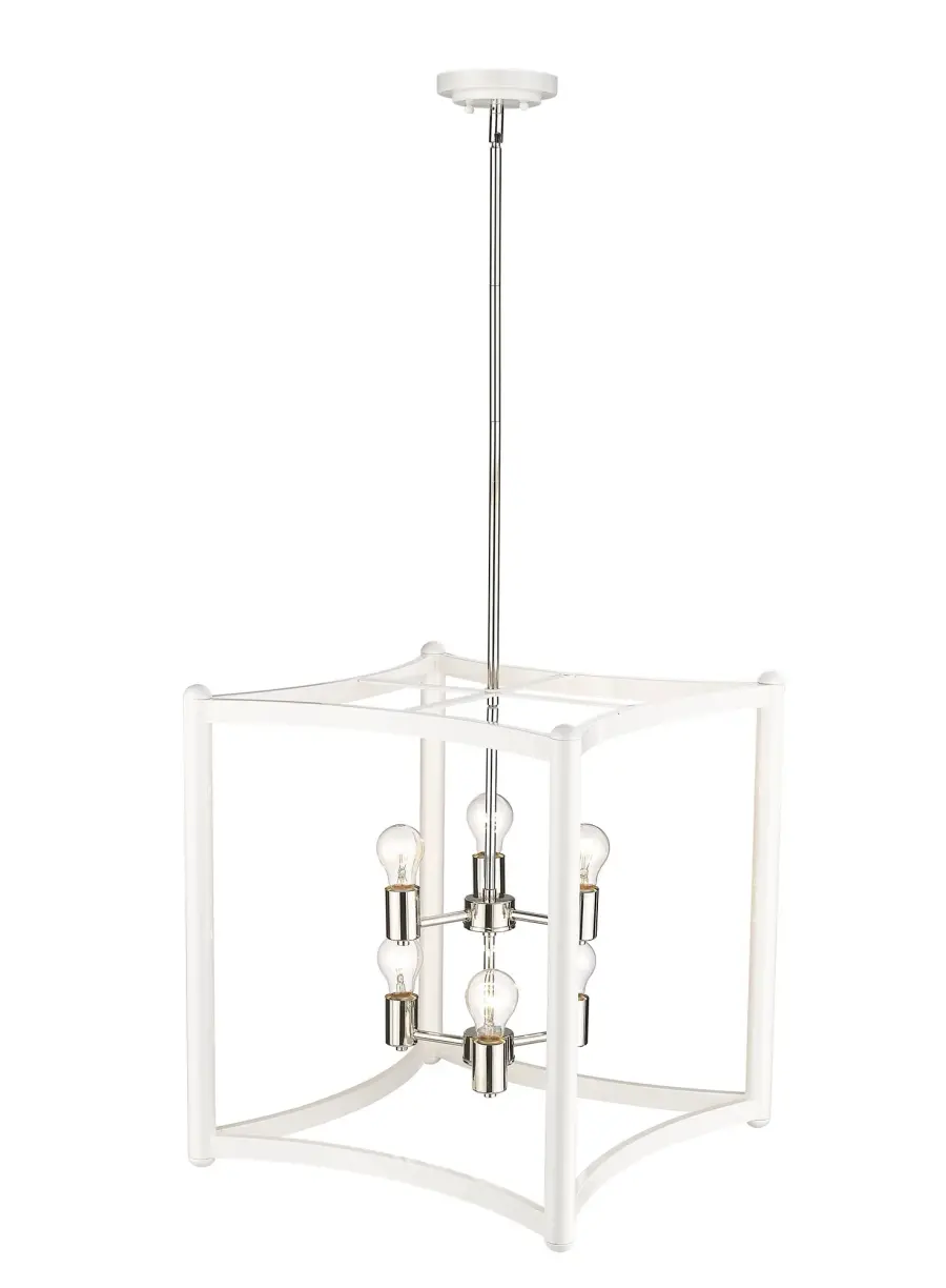 Coyle 6-Light Pendant in White - Image 5
