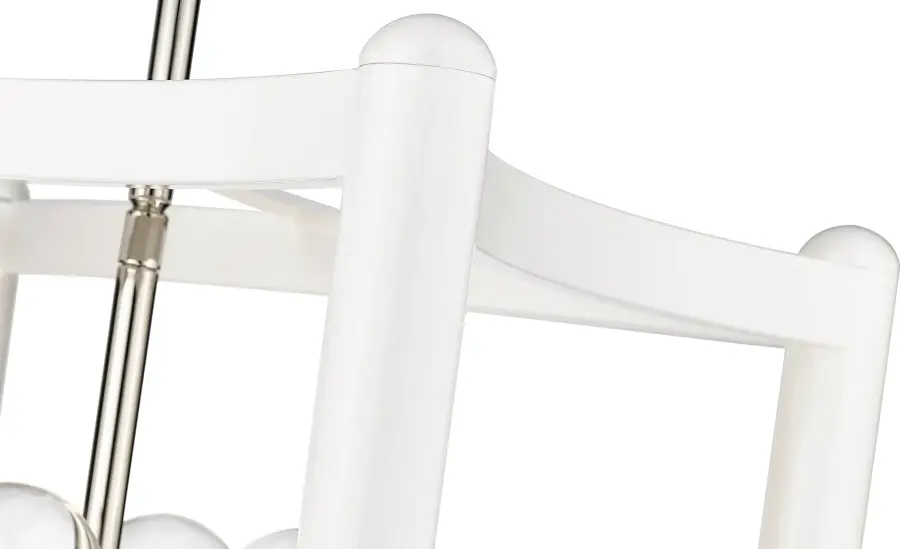 Coyle 6-Light Pendant in White - Image 6