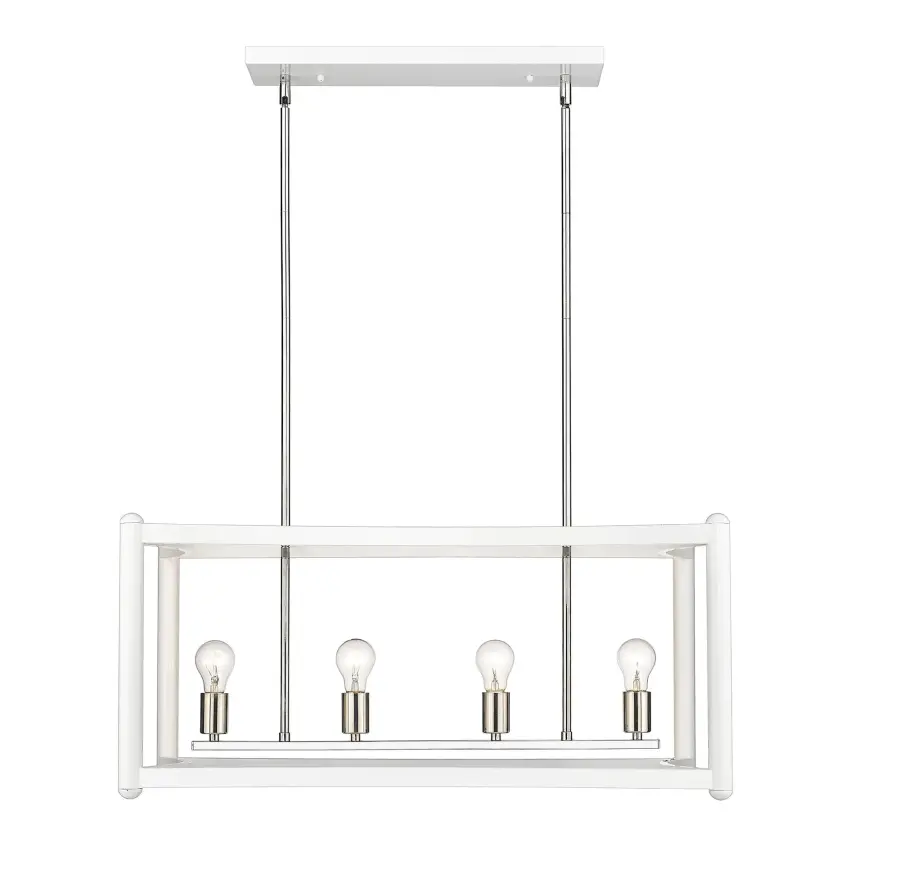 Coyle 4-Light Pendant in White - Image 1