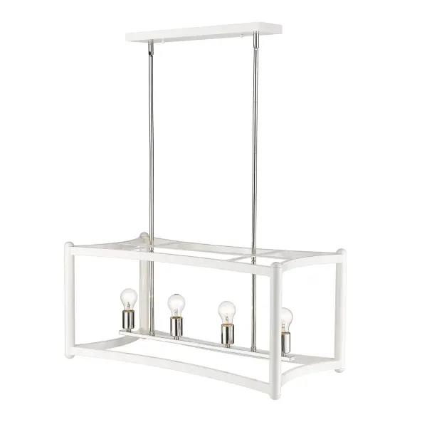 Coyle 4-Light Pendant in White - Image 5