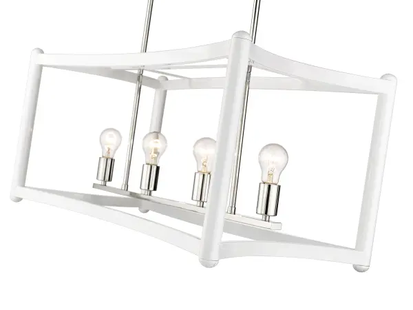 Coyle 4-Light Pendant in White - Image 6