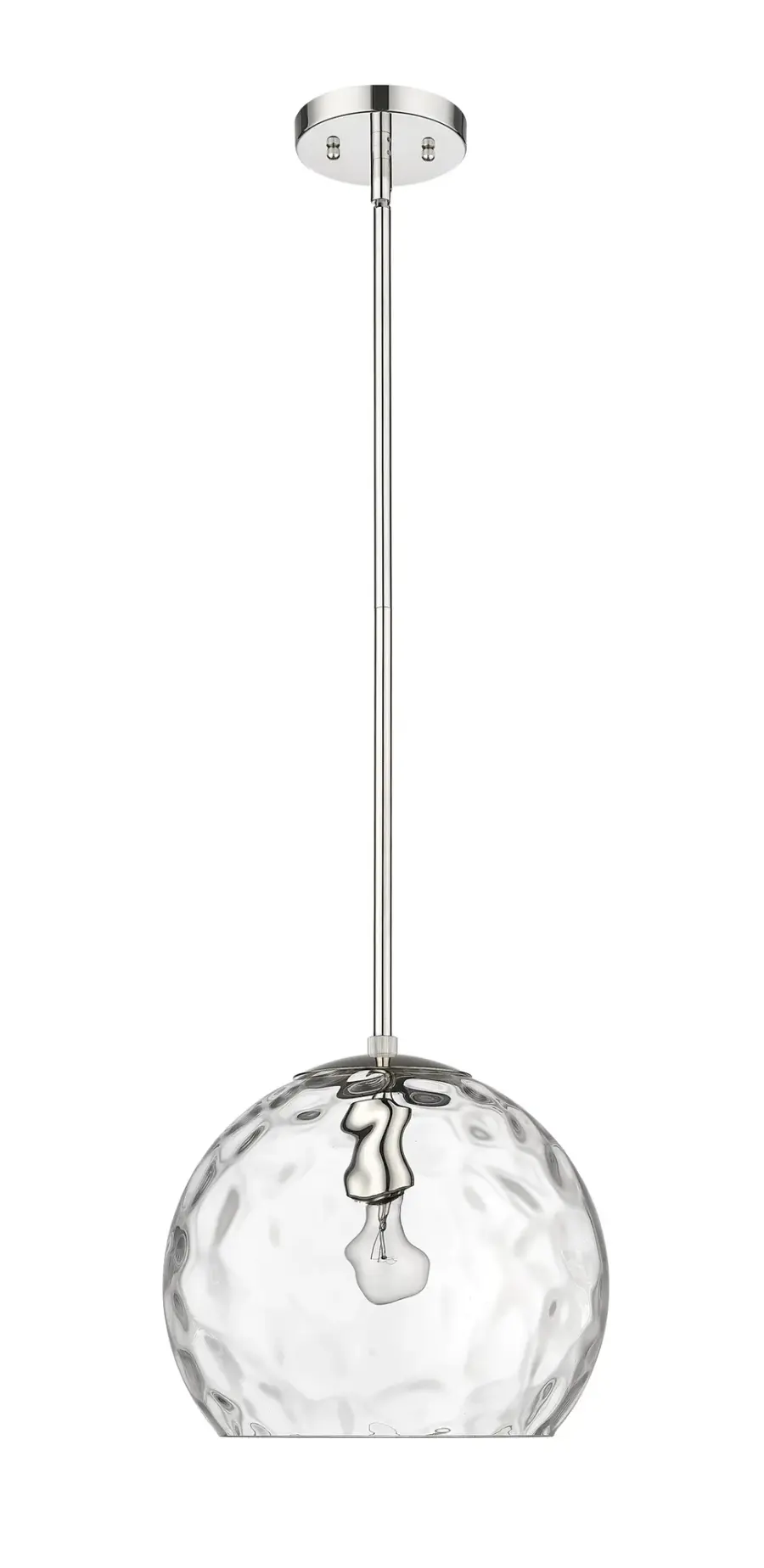 Mackenzie 1-Light Pendant in Polished Nickel - Image 1