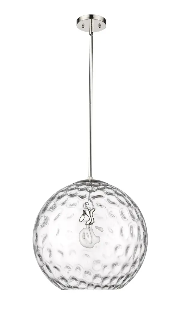 Mackenzie 1-Light Pendant in Polished Nickel - Image 1