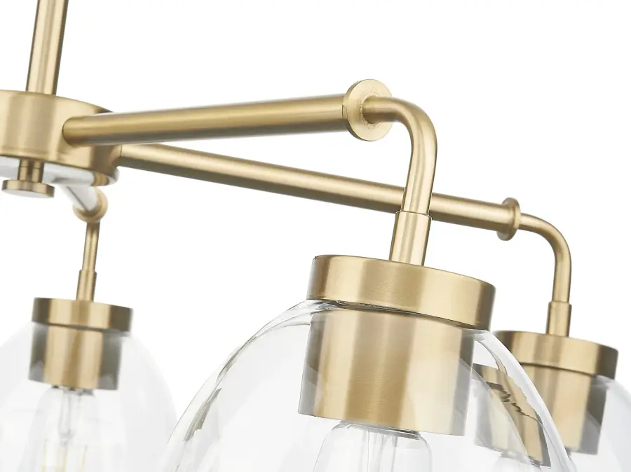 Dawes 5-Light Chandelier in Brass/Bronze - Image 5