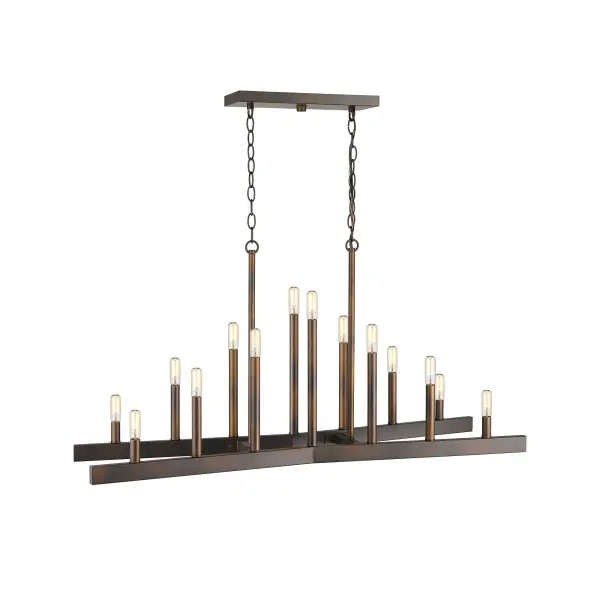 Fallon 14-Light Island Pendant in Oil-Rubbed Bronze - Image 4