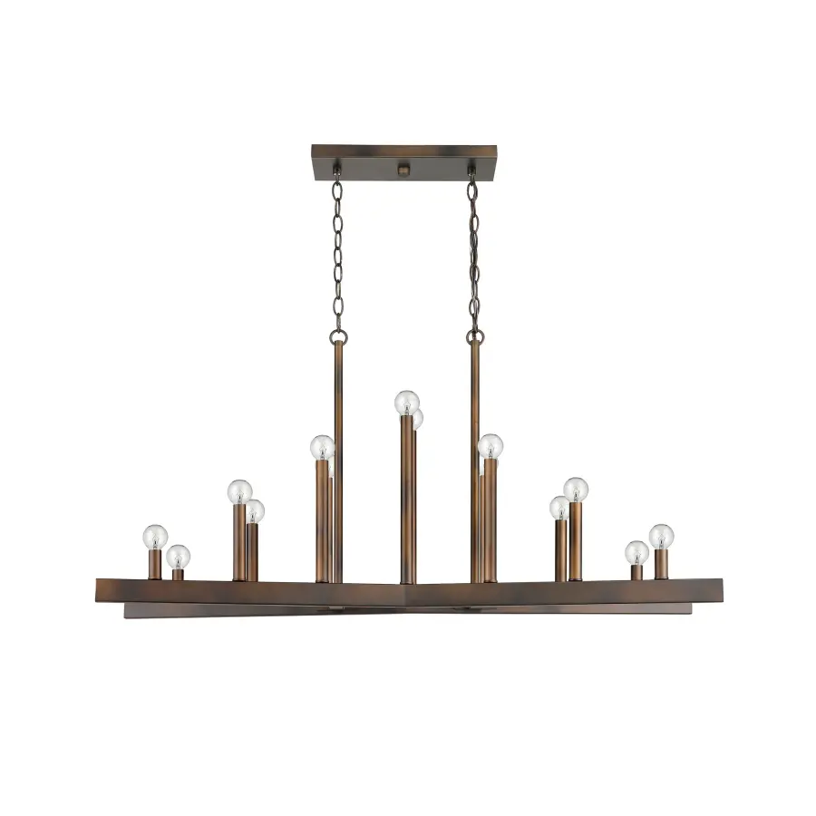 Fallon 14-Light Island Pendant in Oil-Rubbed Bronze - Image 5