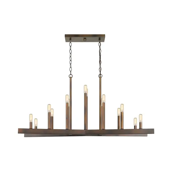 Fallon 14-Light Island Pendant in Oil-Rubbed Bronze - Image 7