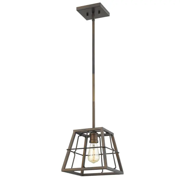 Charley 1-Light Mini-Pendant in Oil-Rubbed Bronze - Image 3