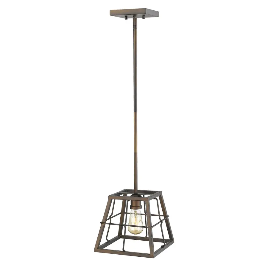 Charley 1-Light Mini-Pendant in Oil-Rubbed Bronze - Image 4