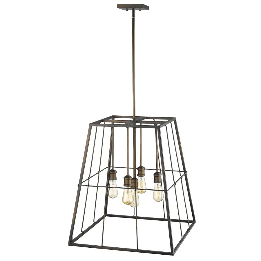 Charley 5-Light Pendant in Oil-Rubbed Bronze - Image 5
