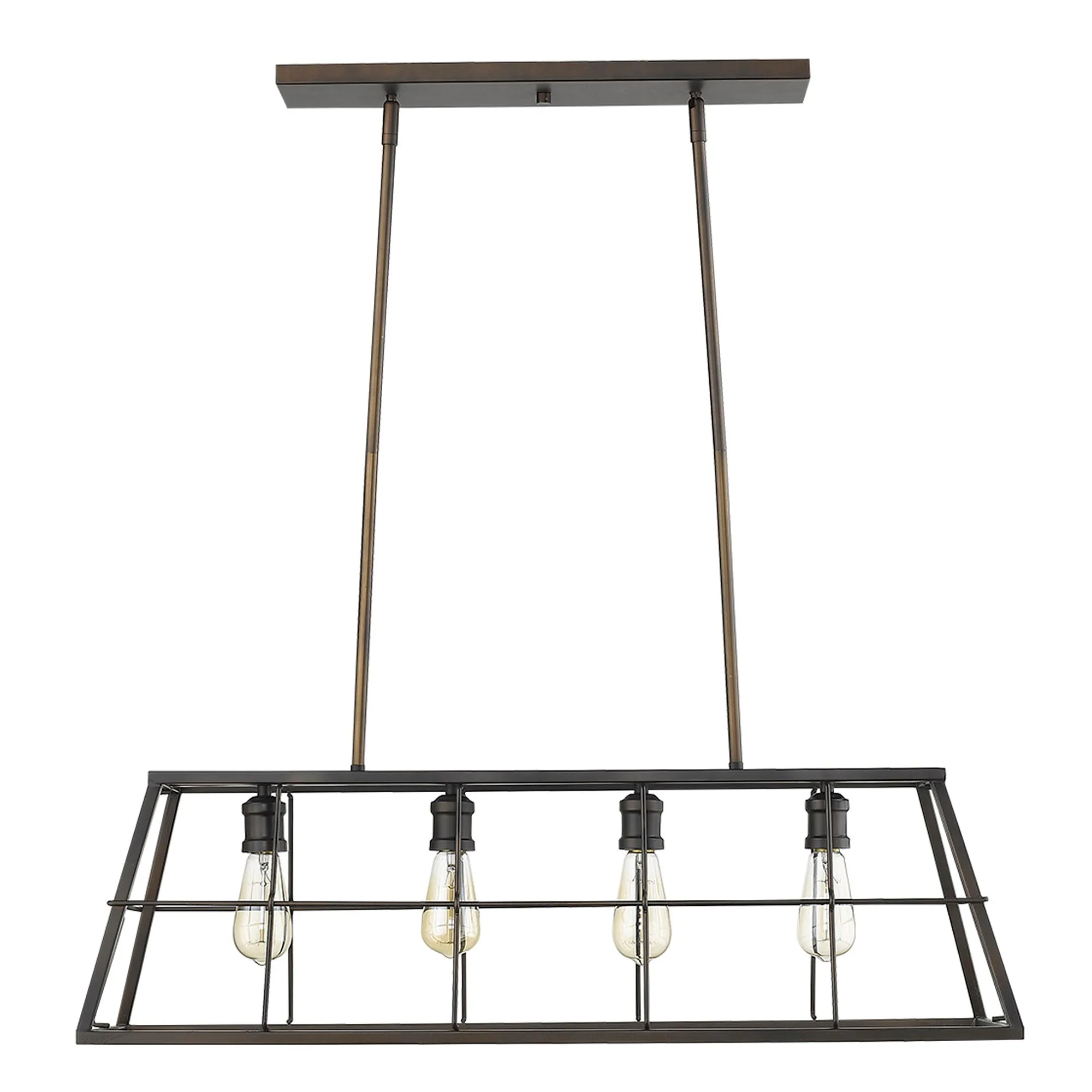 Charley 4-Light Pendant in Oil-Rubbed Bronze
