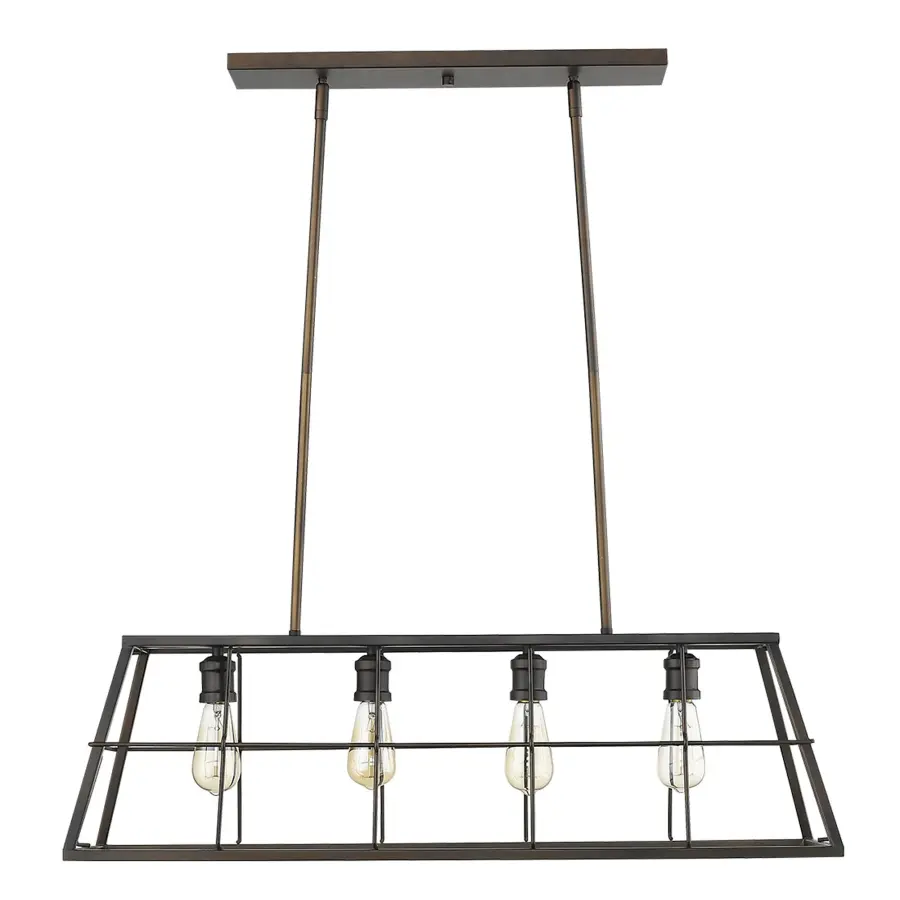 Charley 4-Light Pendant in Oil-Rubbed Bronze - Image 1