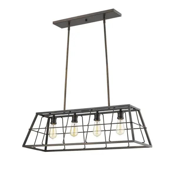 Charley 4-Light Pendant in Oil-Rubbed Bronze - Image 4