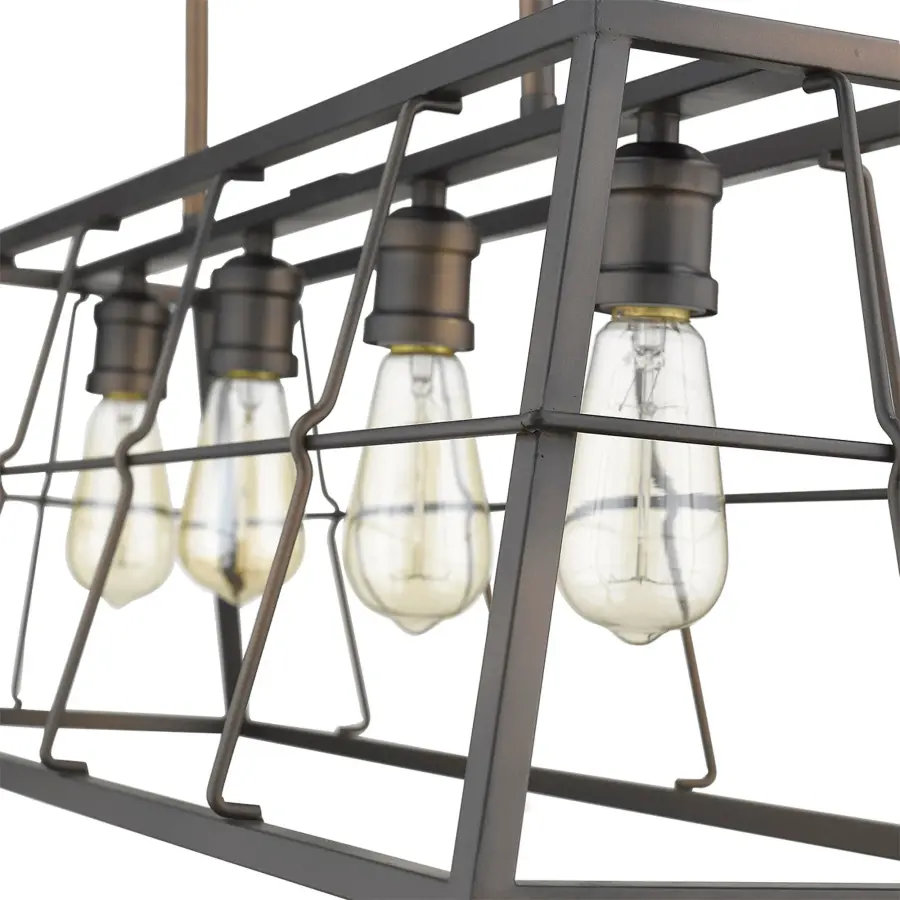 Charley 4-Light Pendant in Oil-Rubbed Bronze - Image 5