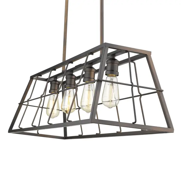 Charley 4-Light Pendant in Oil-Rubbed Bronze - Image 6
